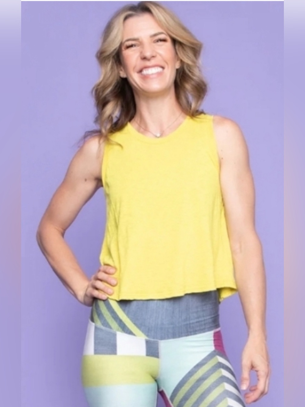 NIB/NWT Niyama Sol Cory Tank - Chartreuse